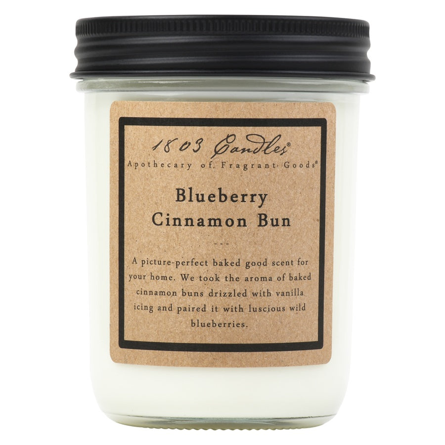 1803 Candle-Blueberry Cinnamon Bun