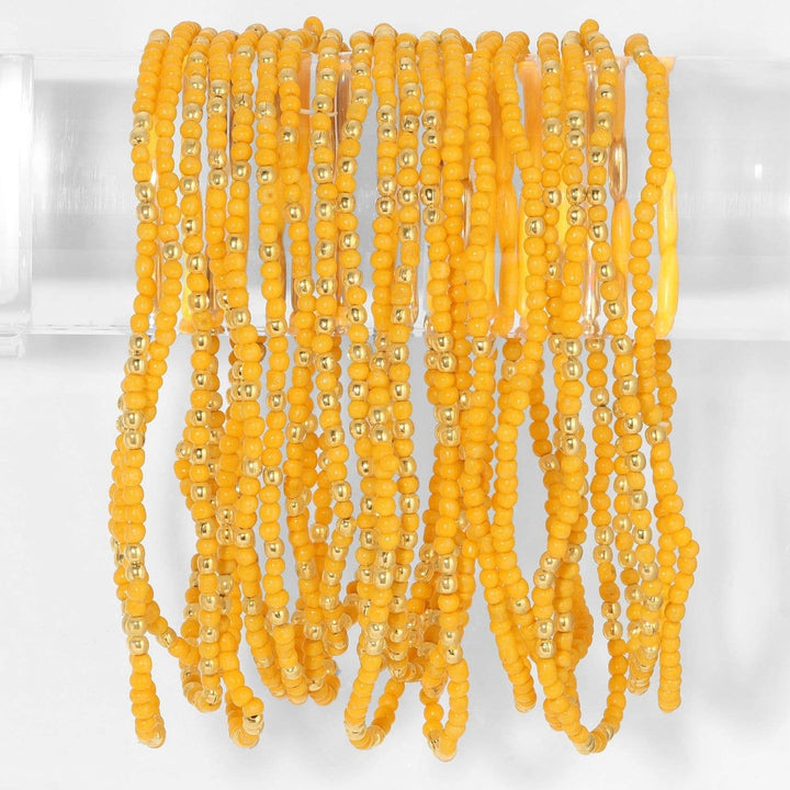 Stretch Beaded Solid Game Day Bracelets