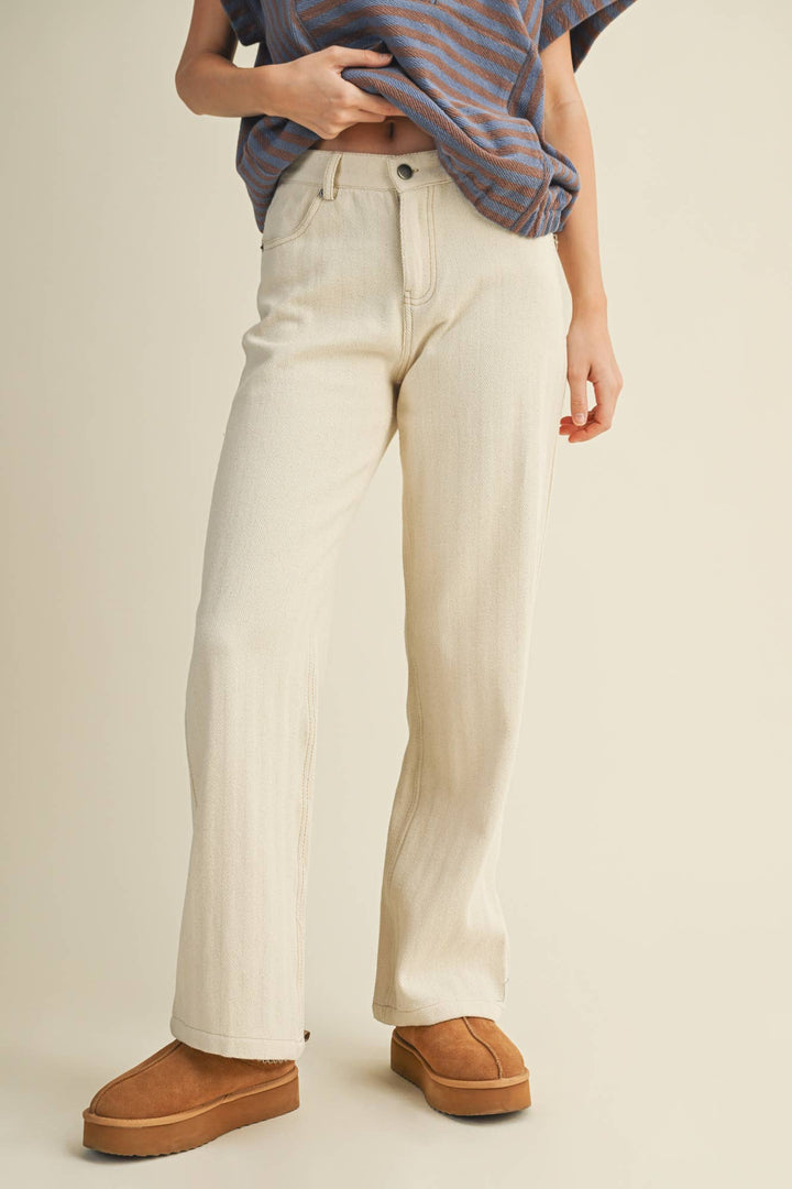 STRAIGHT LEG PANTS
