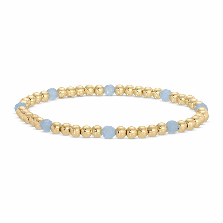 Assorted Stretch Beaded Bracelets With Stone Accents