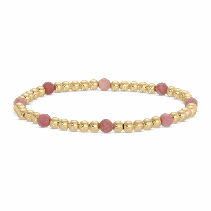 Assorted Stretch Beaded Bracelets With Stone Accents