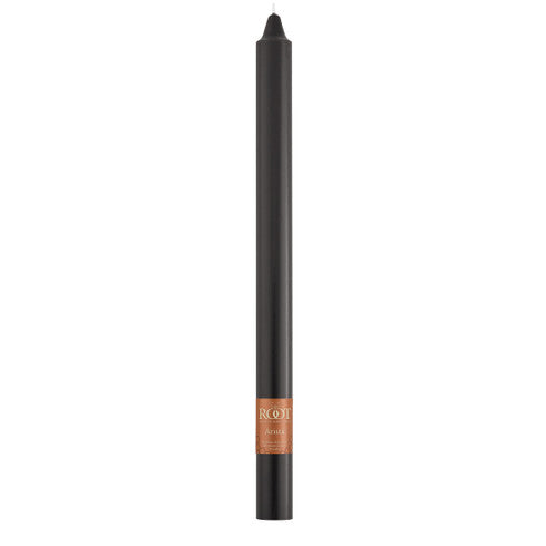 Smooth 12" Arista™ Black Single Candle