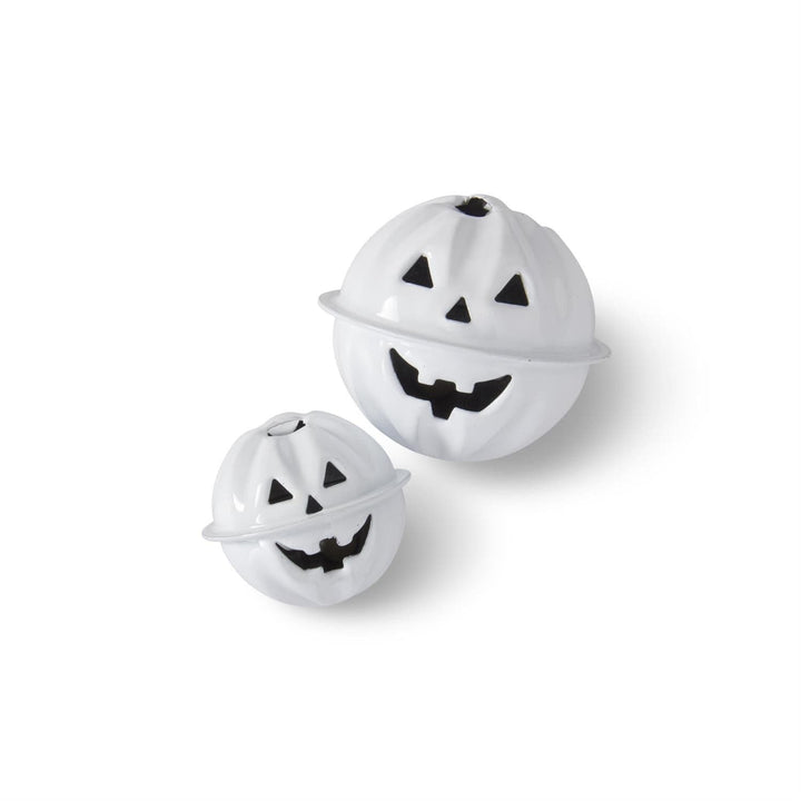 Box of 32 White Jack O Lantern Pumpkin Bells