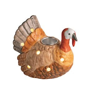 Turkey Light-Up Taper Candle Holder