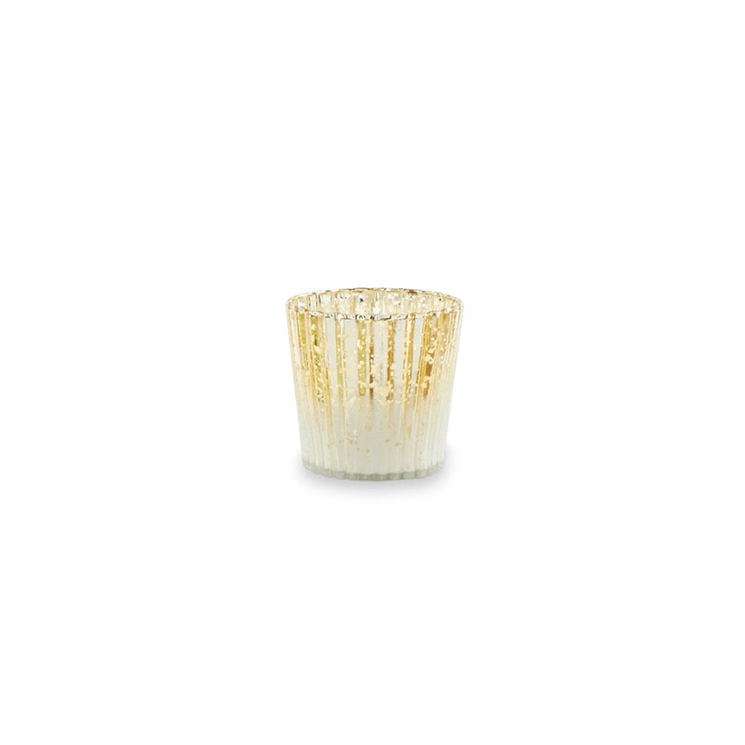 Two Tone Silver Mercury Votive