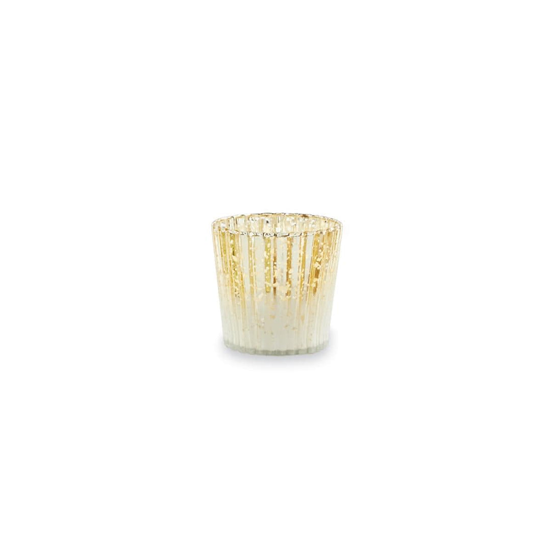 Two Tone Silver Mercury Votive
