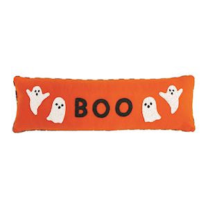 Boo Long Beaded Pillow
