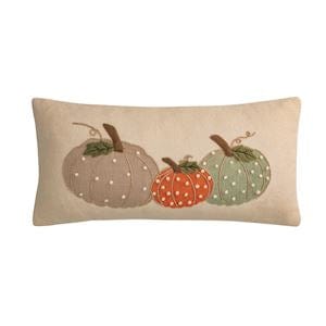 Pumpkin French Knot Pillow