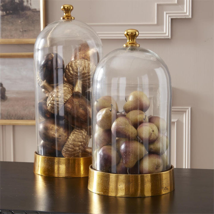 7.25 Inch Gold & Bronze Textured Resin Acorn