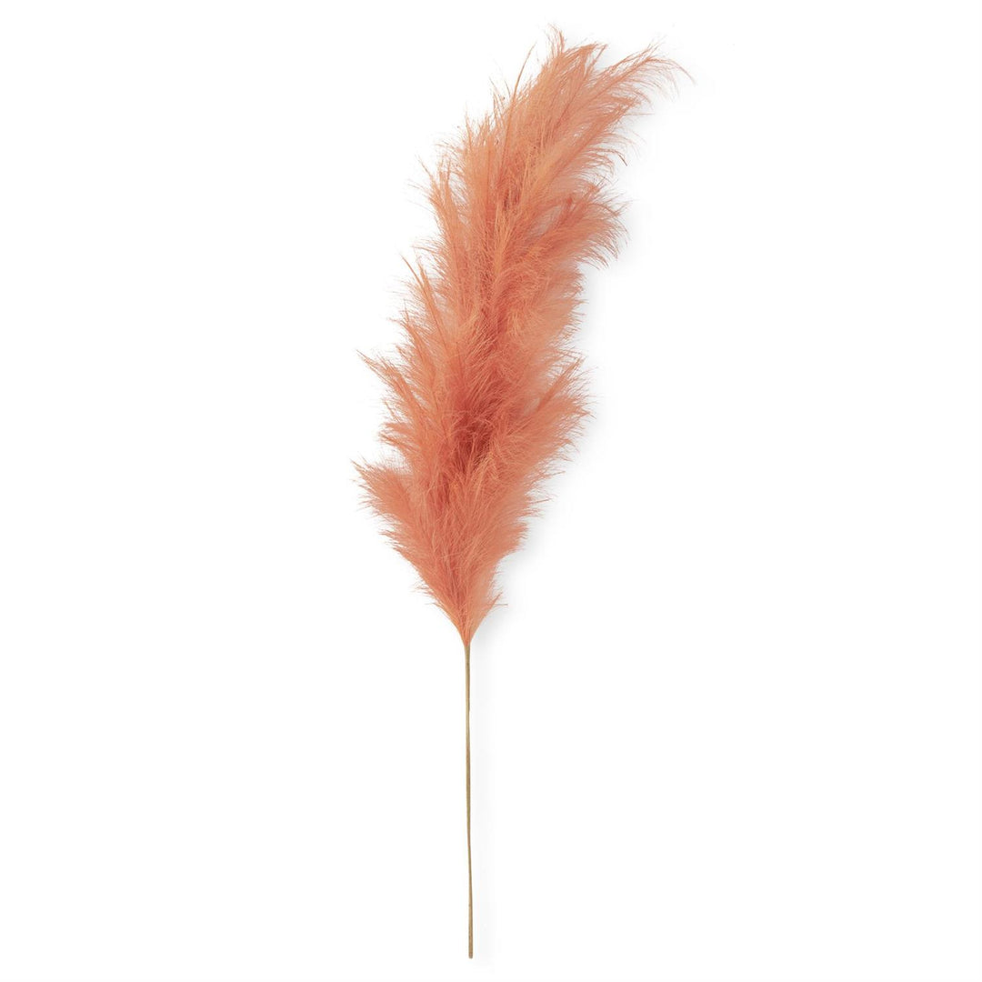 58.5 Inch Orange Pampas Grass Stem
