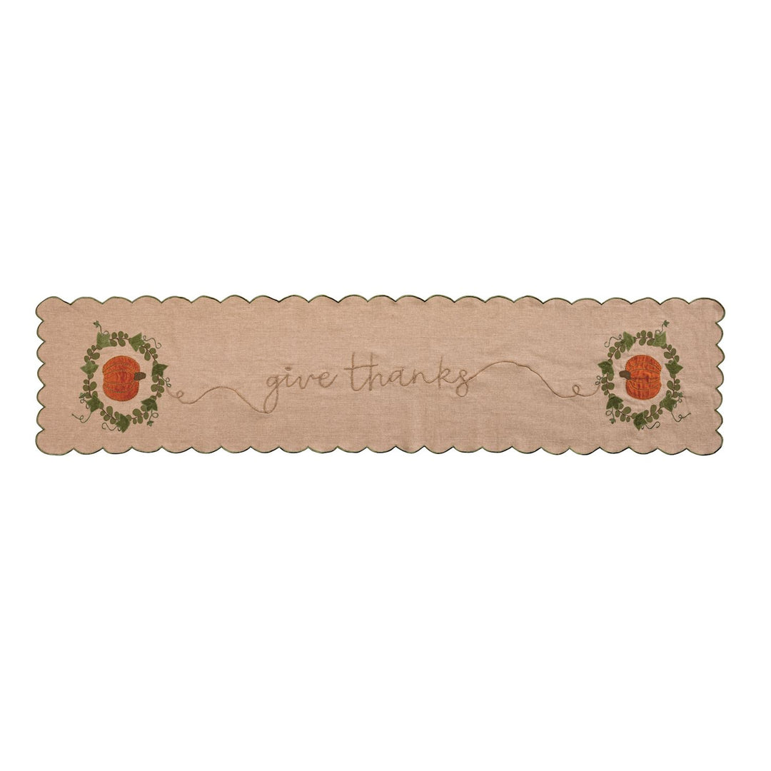 Give Thanks Table Runner