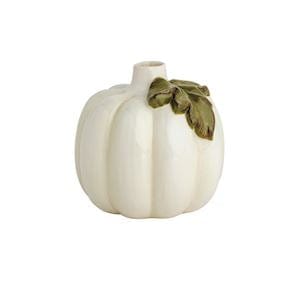 Small Ceramic Pumpkin Bud Vase - Mudpie