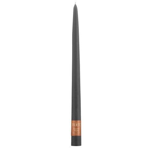 12" Dipped Taper Candle Stone Single Candle