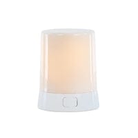FIA Flame 2"D x 2.5"H Plastic ORANGE 6 Hr Timer w/Remote USB Charging Cable Included