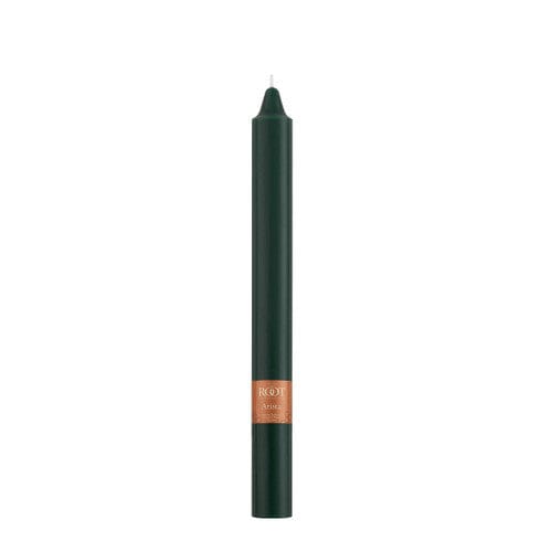 Smooth 9" Arista™ Dark Green Single Candle