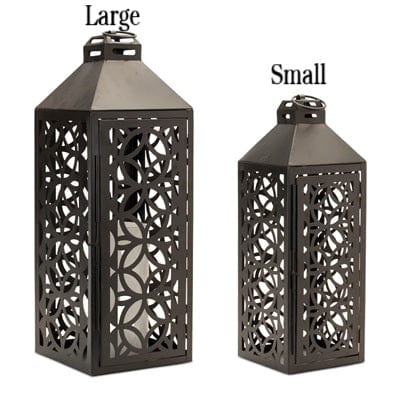 Black Metal Lantern