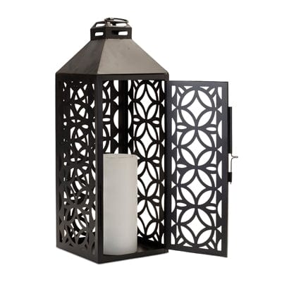 Black Metal Lantern