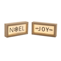LED Joy and Noel Frame