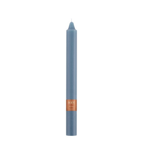Smooth 9" Arista™ Williamsburg Blue Single Candle