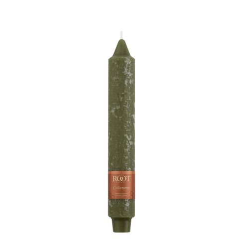 9" Timberline™ Collenette Dark Olive Single Candle