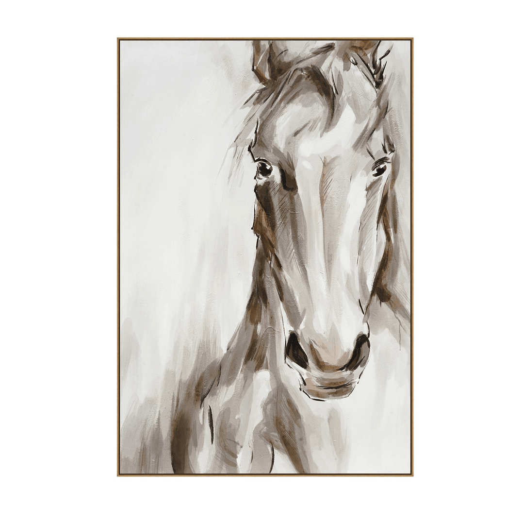 Fulton Horse Canvas Art Painting 40 x 2 x 60 (in)