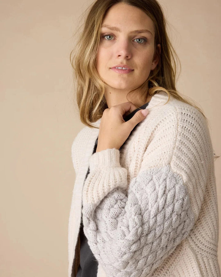 Brielle Mixed Stitch Cardigan