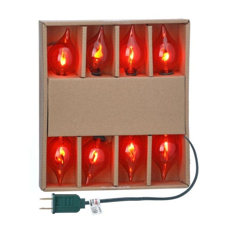 128"FLAME LED BULB LIGHTSET UL12"SPACEX8