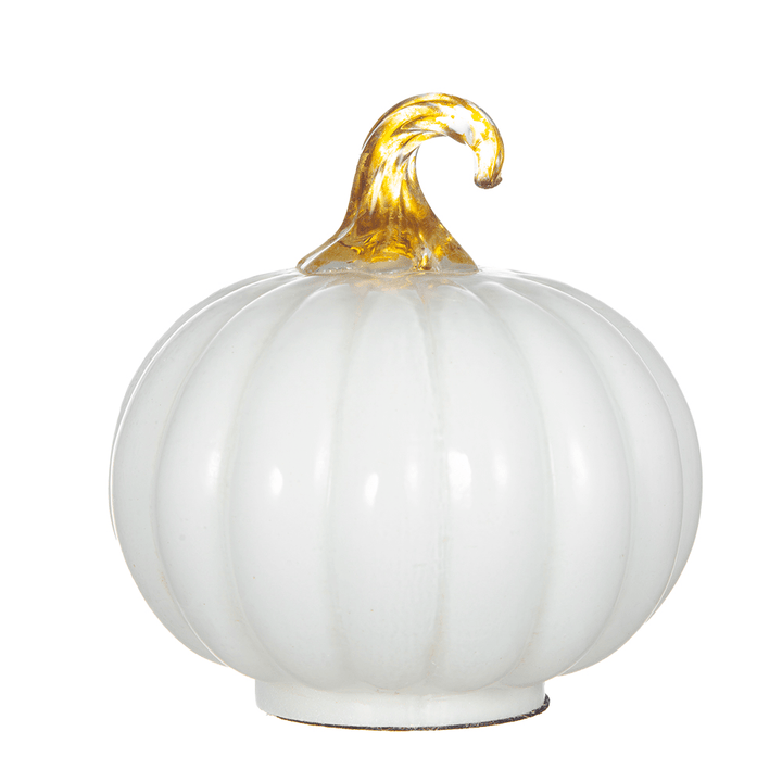 White Glass Pumpkin