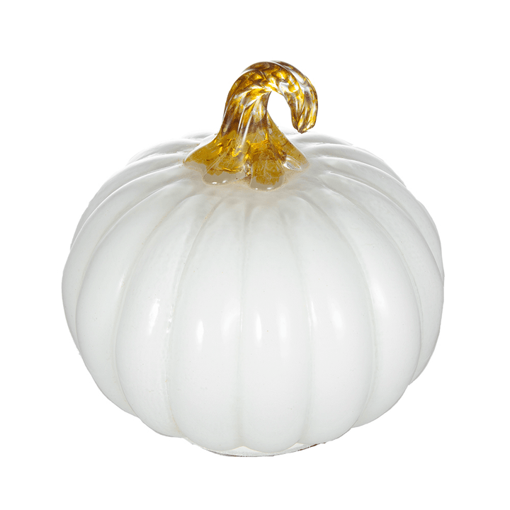 White Glass Pumpkin