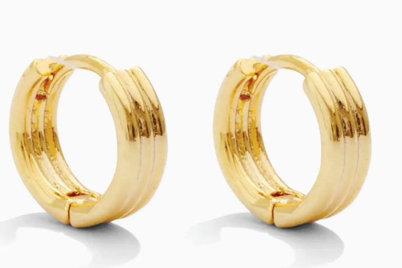 Ripple Huggies Earrings