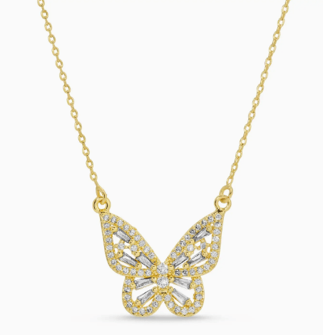 Butterfly Pendant Necklace