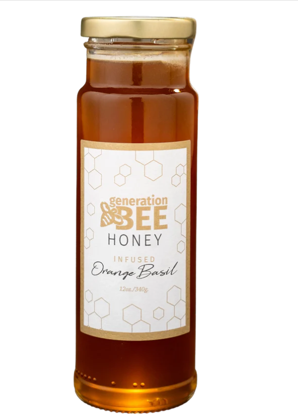12 Oz Orange Basil Honey