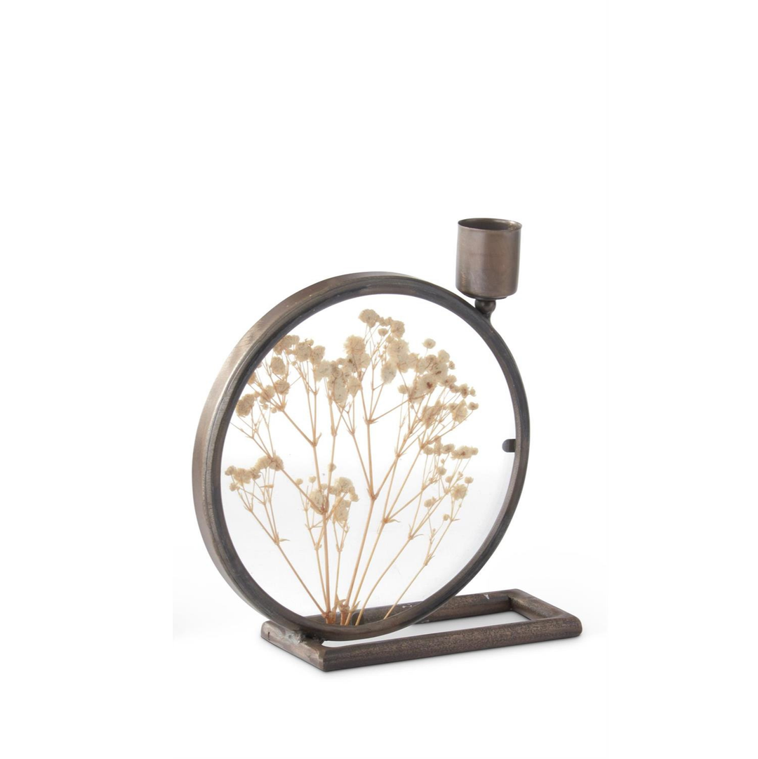 Floral Display Taper Candleholders - Round