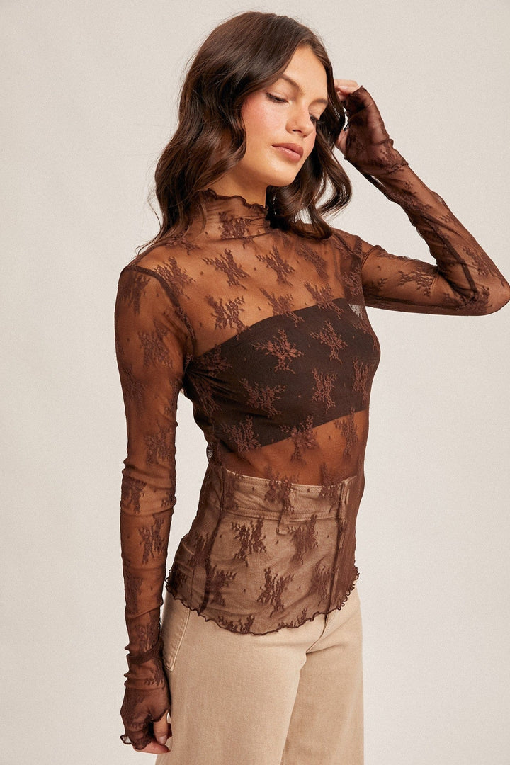 Mock Neck Long Sleeve