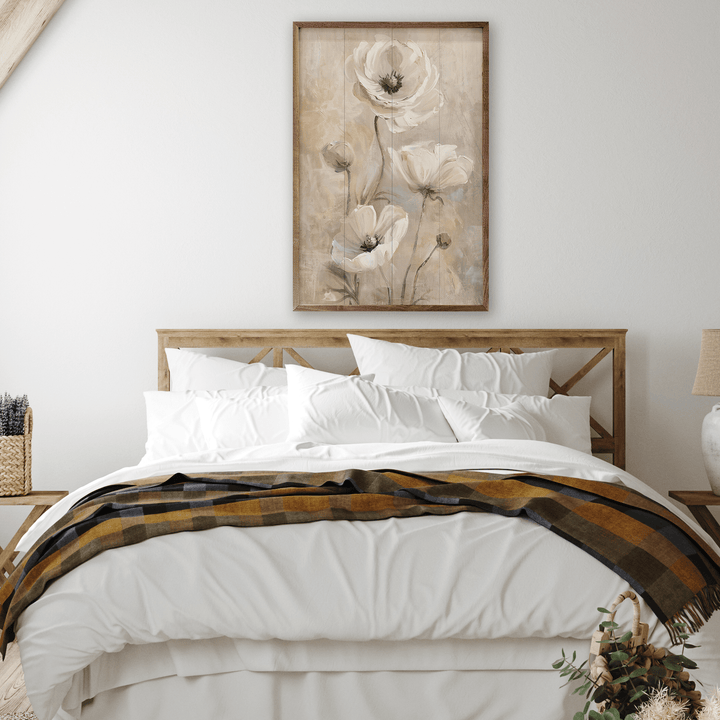 Neutral Flora 2 By Nina Blue Wall Decor Print
