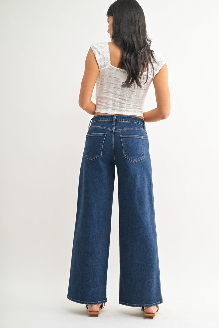 Seamed Wide Leg