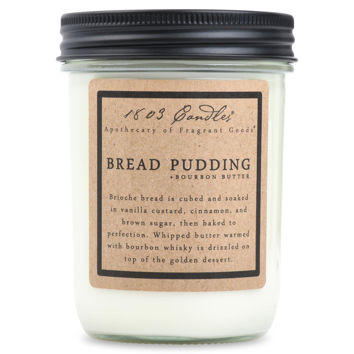 1803 Candle-Bread Pudding + Bourbon Butter