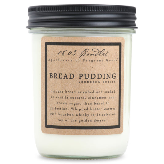 1803 Candle-Bread Pudding + Bourbon Butter