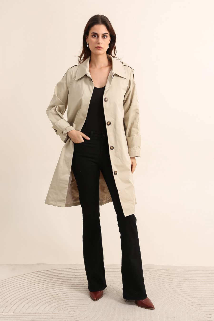 Long Trench Coat