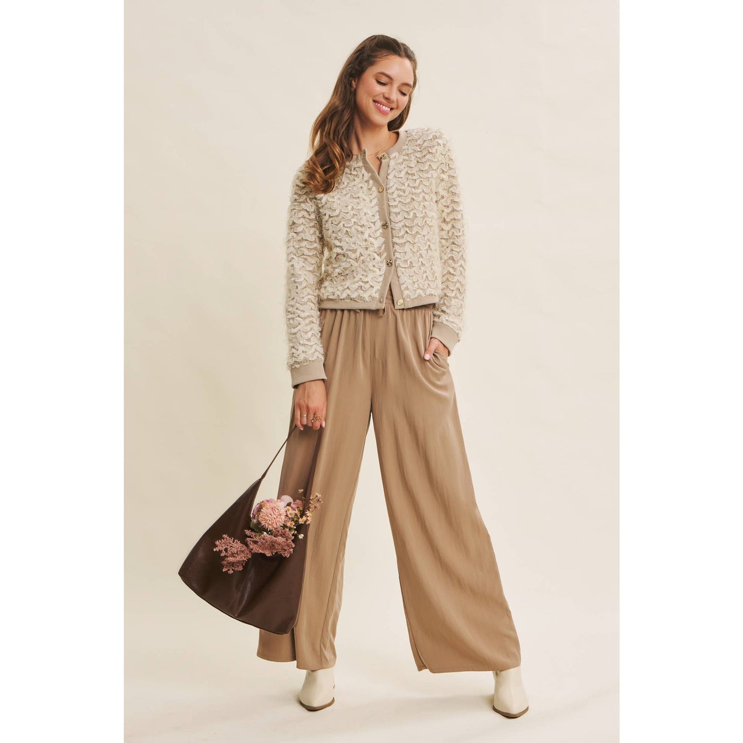 Washed Wide Leg Pants