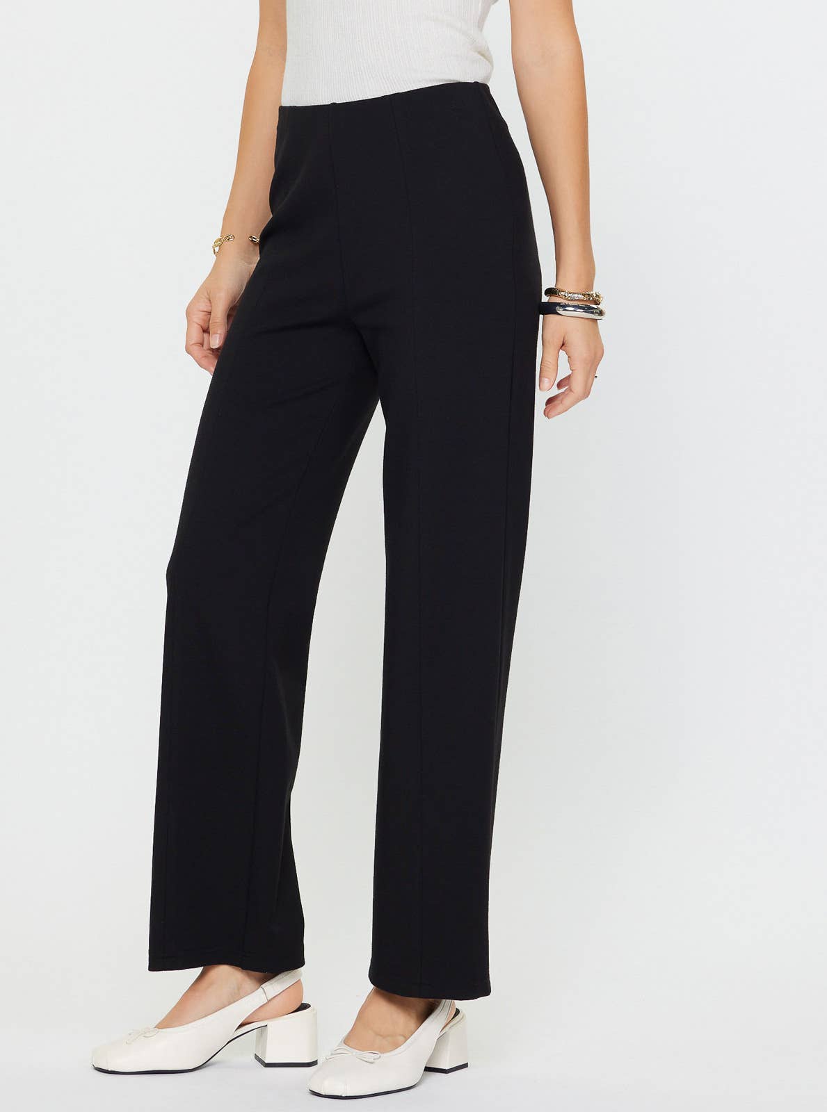 Straight Leg Ponte Pants