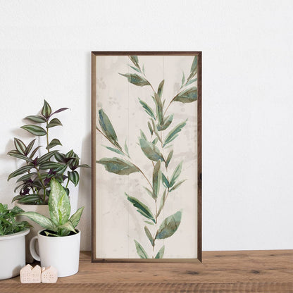 Botanical Panel 2 One Vine By Nina Blue