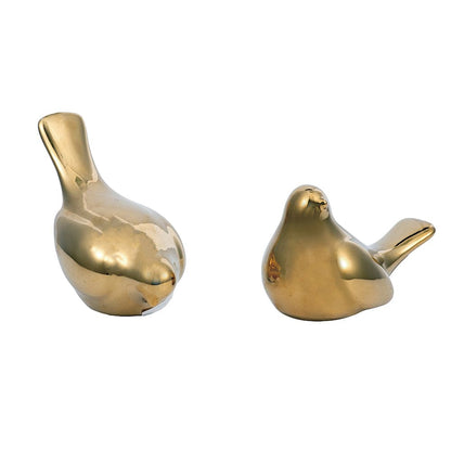 Chirp Bird Accents, Gold - 2 Poses