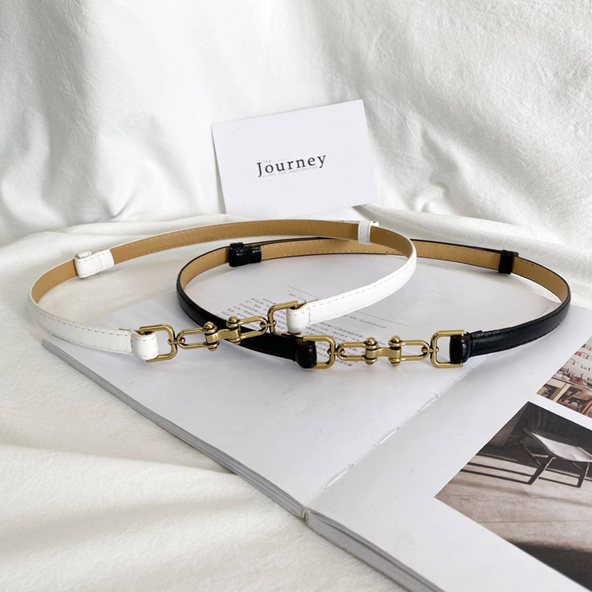 Vintage Matte Thin Belt