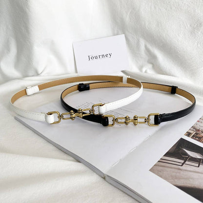 Vintage Matte Thin Belt