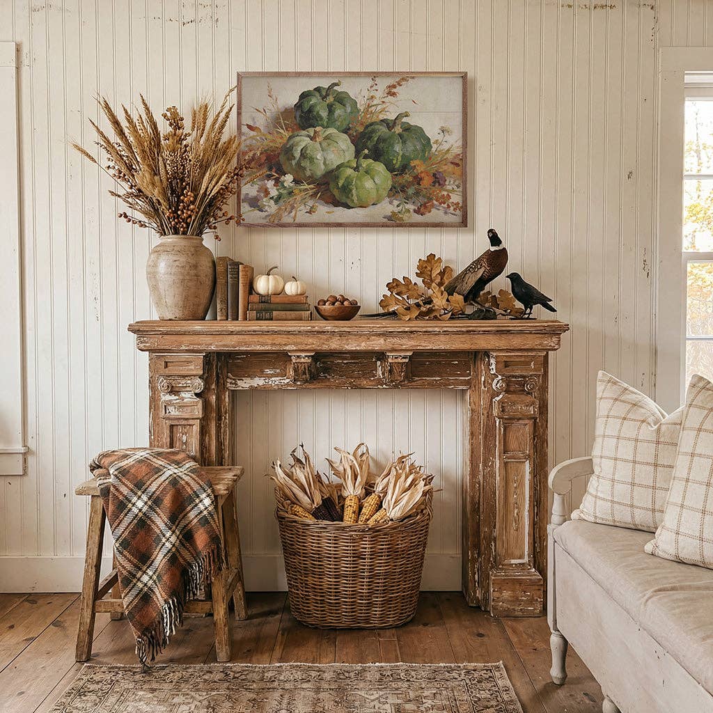 Deep Green Harvest Pumpkin Arrangement
