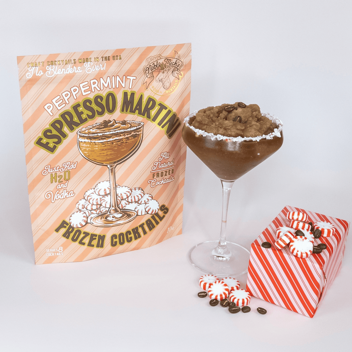 Peppermint Espresso Martini Frozen Cocktail