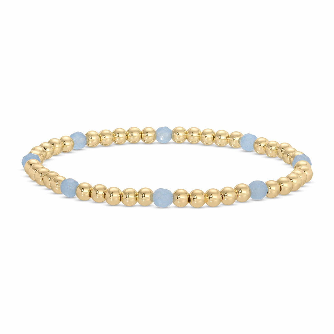 Assorted Stretch Beaded Bracelets With Stone Accents