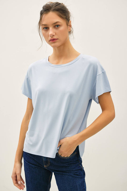 Bamboo Crewneck Oversized T-Shirt