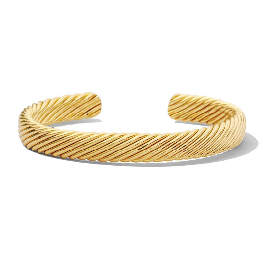 Gold Cable Cuff